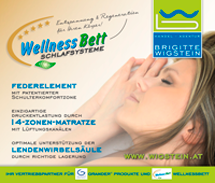 Wellnessbett Schlafsysteme - Gönnen Sie Ihrem Körper Entspannung und Regneration durch körpergerechten Liegekomfort!